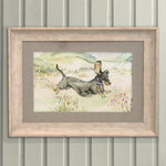 Voyage Maison Louie The Dachshund Framed Print in Birch