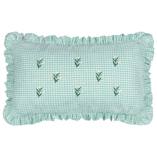  Cushions - Les Petite Fleurs  Feather Filled Cushion Spring Green Furn