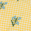 Check Yellow Cushions - Les Petite Fleurs Gingham Ruffle Feather Filled Cushion Yellow Furn