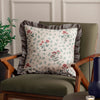 Floral Multi Cushions - Linen Renata Floral Printed Ruffle Cushion Cover Multi Seventy Three