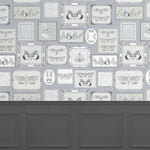 Voyage Maison Luna 1.4m Wide Width Wallpaper in Charcoal