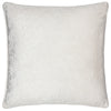 Cushions - Lustre Velvet  Feather Filled Cushion Ivory Paoletti