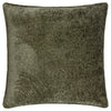  Cushions - Lustre Velvet  Feather Filled Cushion Malachite Green Paoletti