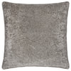  Cushions - Lustre Velvet  Feather Filled Cushion Pewter Paoletti
