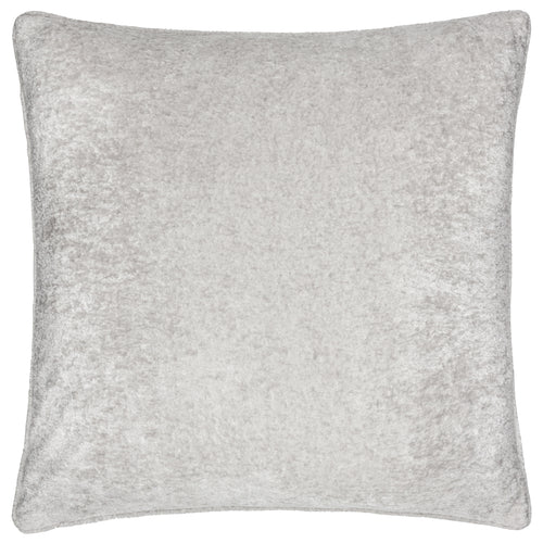  Cushions - Lustre Velvet  Feather Filled Cushion Silver Paoletti