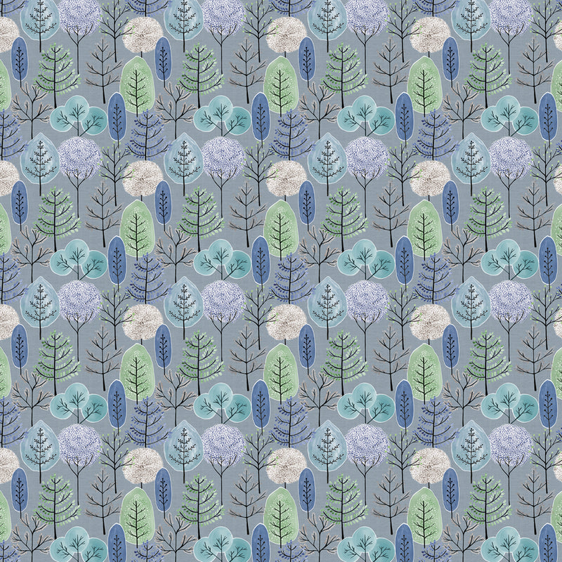 Voyage Maison Lyall Printed Cotton Fabric in Cornflower