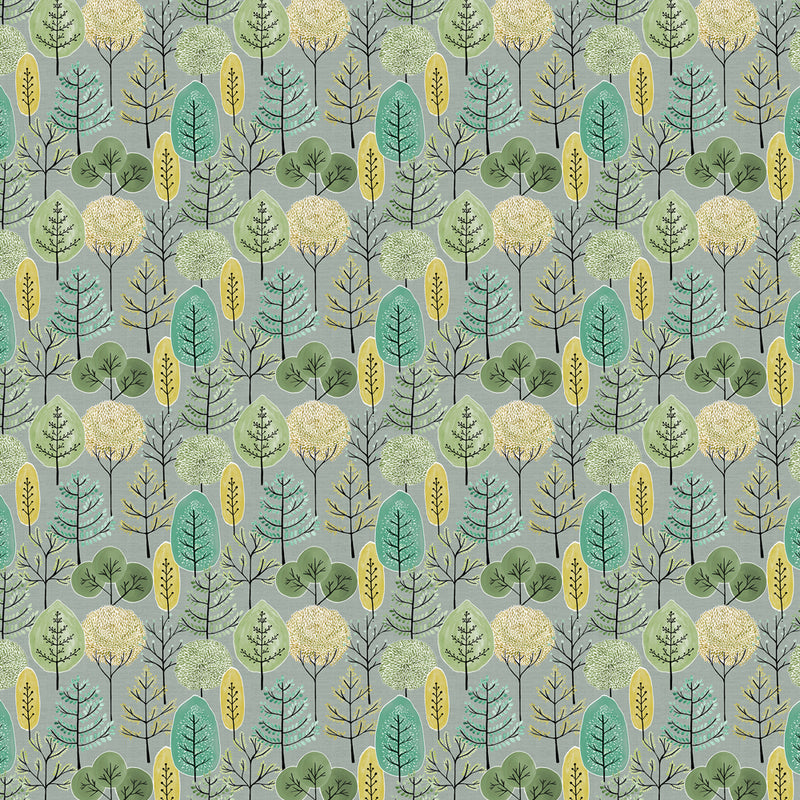 Voyage Maison Lyall Printed Cotton Fabric in Pine