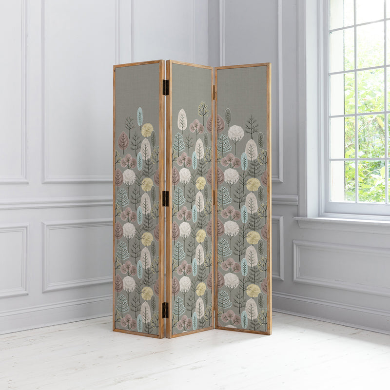 Voyage Maison Lyall Solid Wood Room Divider in Granite