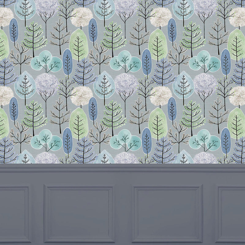 Voyage Maison Lyall 1.4m Wide Width Wallpaper in Cornflower