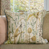 Floral Green Cushions - Lydiard Printed Cushion Cover Linen Voyage Maison