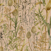 Floral Orange Fabric - Lydiard Printed Cotton Fabric (By The Metre) Apricot Voyage Maison