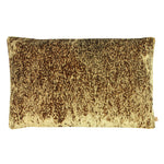 Kai Lynx Velvet Jacquard Rectangular Cushion Cover in Gold