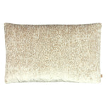 Kai Lynx Velvet Jacquard Rectangular Cushion Cover in Snow