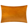 Geometric Orange Cushions - Metro Abstract Velvet Jacquard Feather Filled Cushion Ginger Furn