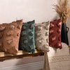 furn. Maeve Tufted Leopard Print Cushion Cover in Eucalyptus