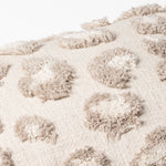 furn. Maeve Tufted Leopard Print Cushion Cover in Natural