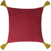 Wylder Magic Mushrooms Cushion Cover in Ruby Red