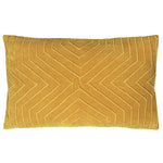 furn. Mahal Geometric Cushion Cover in Ochre