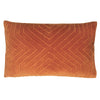 furn. Mahal Geometric Cushion Cover in Rust