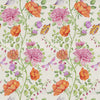 Floral Pink Fabric - Maisie Printed Cotton Fabric (By The Metre) Fuchsia Voyage Maison