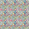 Floral Multi Fabric - Maizey Oil Cloth Fabric (By The Metre) Persimmon Voyage Maison