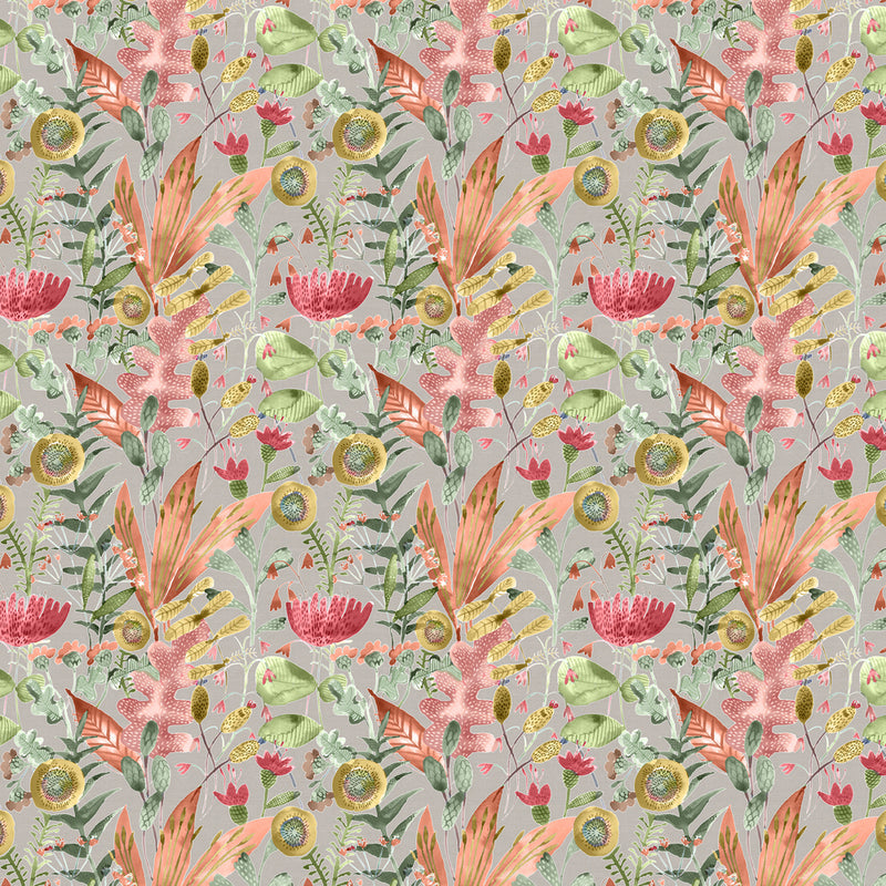 Voyage Maison Maizey Printed Cotton Fabric in Sandstone