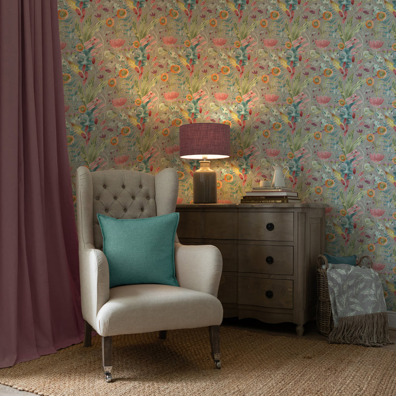 Voyage Maison Maizey 1.4m Wide Width Wallpaper in Persimmon