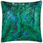 Jungle Blue Cushions - Majorelle Palm Outdoor Cushion Cover Azure Paoletti