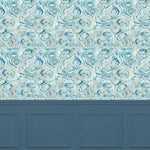 Voyage Maison Malachite 1.4m Wide Width Wallpaper in Cobalt