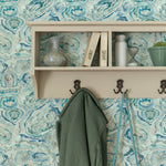 Voyage Maison Malachite 1.4m Wide Width Wallpaper in Cobalt