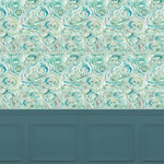 Voyage Maison Malachite 1.4m Wide Width Wallpaper in Emerald