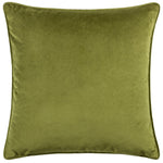 HÖEM Malans Cut Velvet Piped Cushion Cover in Olive