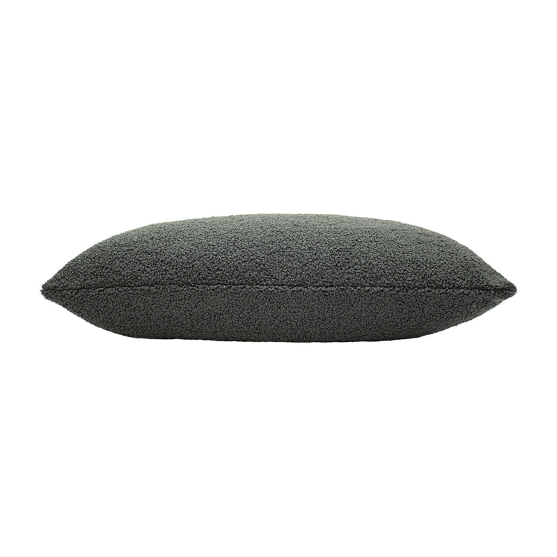 furn. Malham Fleece Rectangular Cushion Cover in Granite