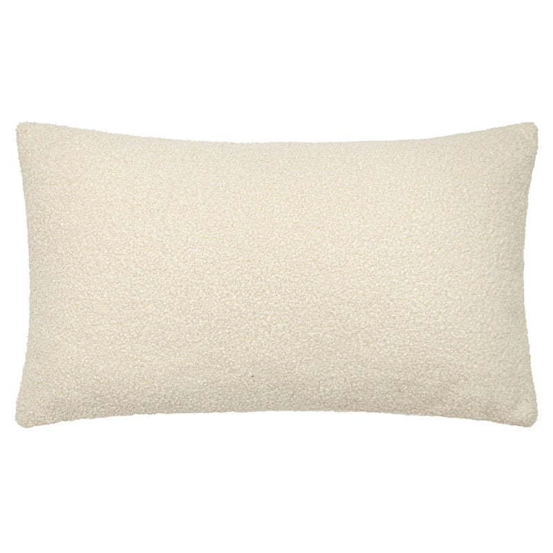 furn. Malham Fleece Rectangular Cushion Cover in Ivory