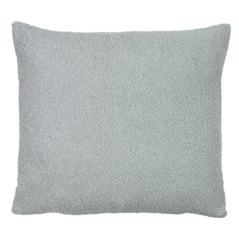 Plain Grey Cushions - Malham Fleece Square Polyester Filled Cushion Dove Furn