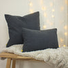 furn. Malham Fleece Square Cushion Cover in Granite