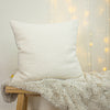 furn. Malham Fleece Square Cushion Cover in Ivory