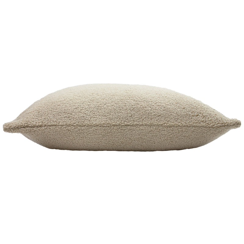 furn. Malham Fleece Square Cushion Cover in Latte