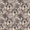 furn. Malaysian Wallpaper Sample in Blush/Charcoal