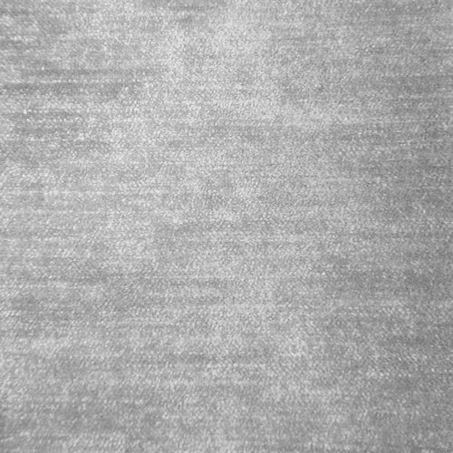 Voyage Maison Malvolio Plain Velvet Fabric in Silver