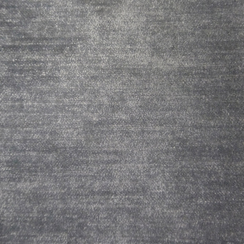 Voyage Maison Malvolio Plain Velvet Fabric in Titanium