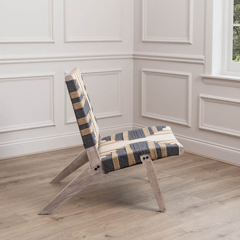 Voyage Maison Manali Mango Wood Chair in Greywash