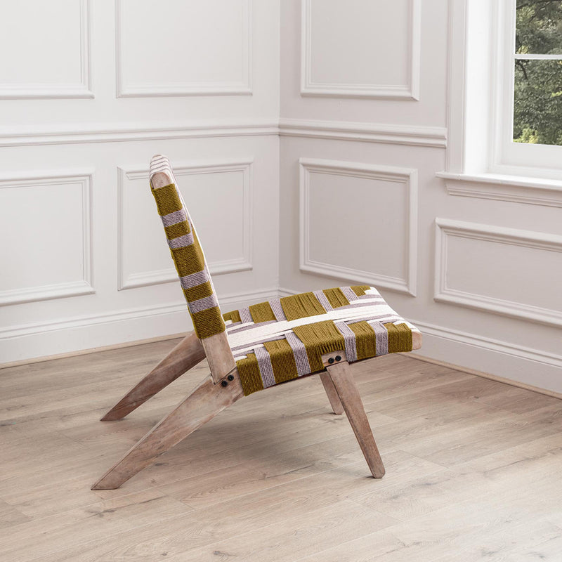 Voyage Maison Manali Mango Wood Chair in Mustard