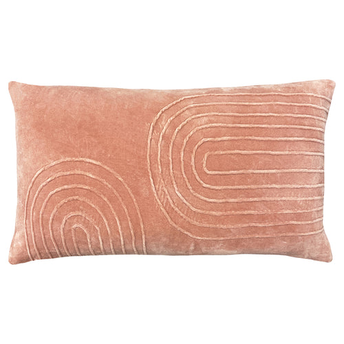 furn. Mangata Soft Velvet Cushion Cover in Blush