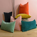 furn. Mangata Soft Velvet Cushion Cover in Eucalyptus