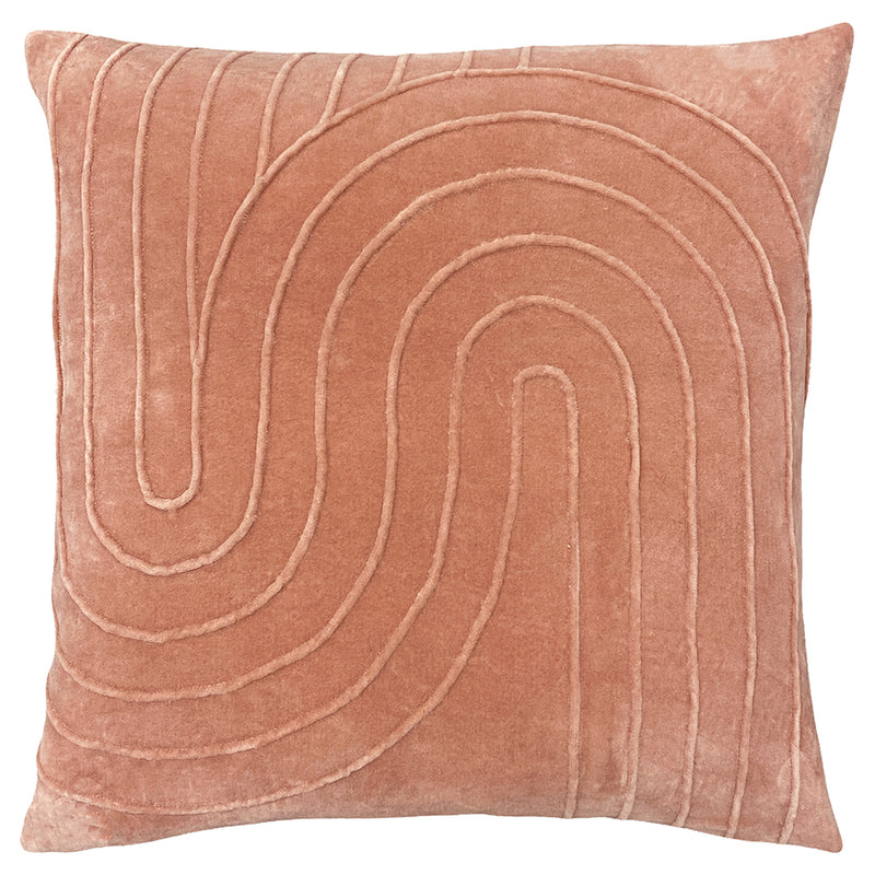 furn. Mangata Soft Velvet Cushion Cover in Blush