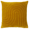 furn. Mangata Soft Velvet Cushion Cover in Ochre