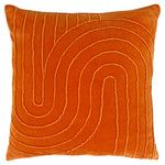 furn. Mangata Soft Velvet Cushion Cover in Orange