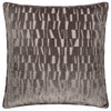 Geometric Brown Cushions - Manhattan Velvet Cushion Cover Mink Paoletti