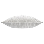 Geometric Grey Cushions - Manhattan Velvet Cushion Cover Silver Paoletti